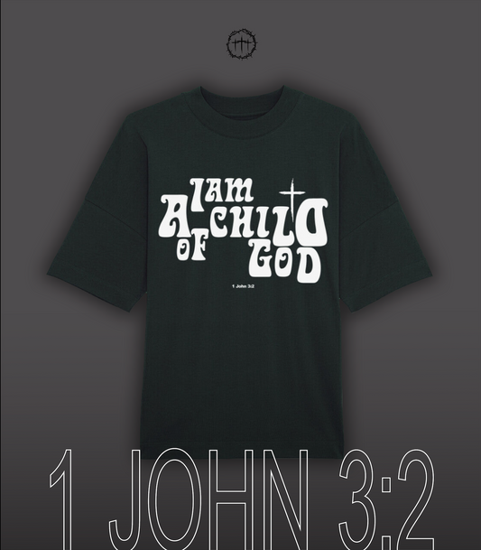 "I AM A CHILD OF GOD" Oversized Shirt