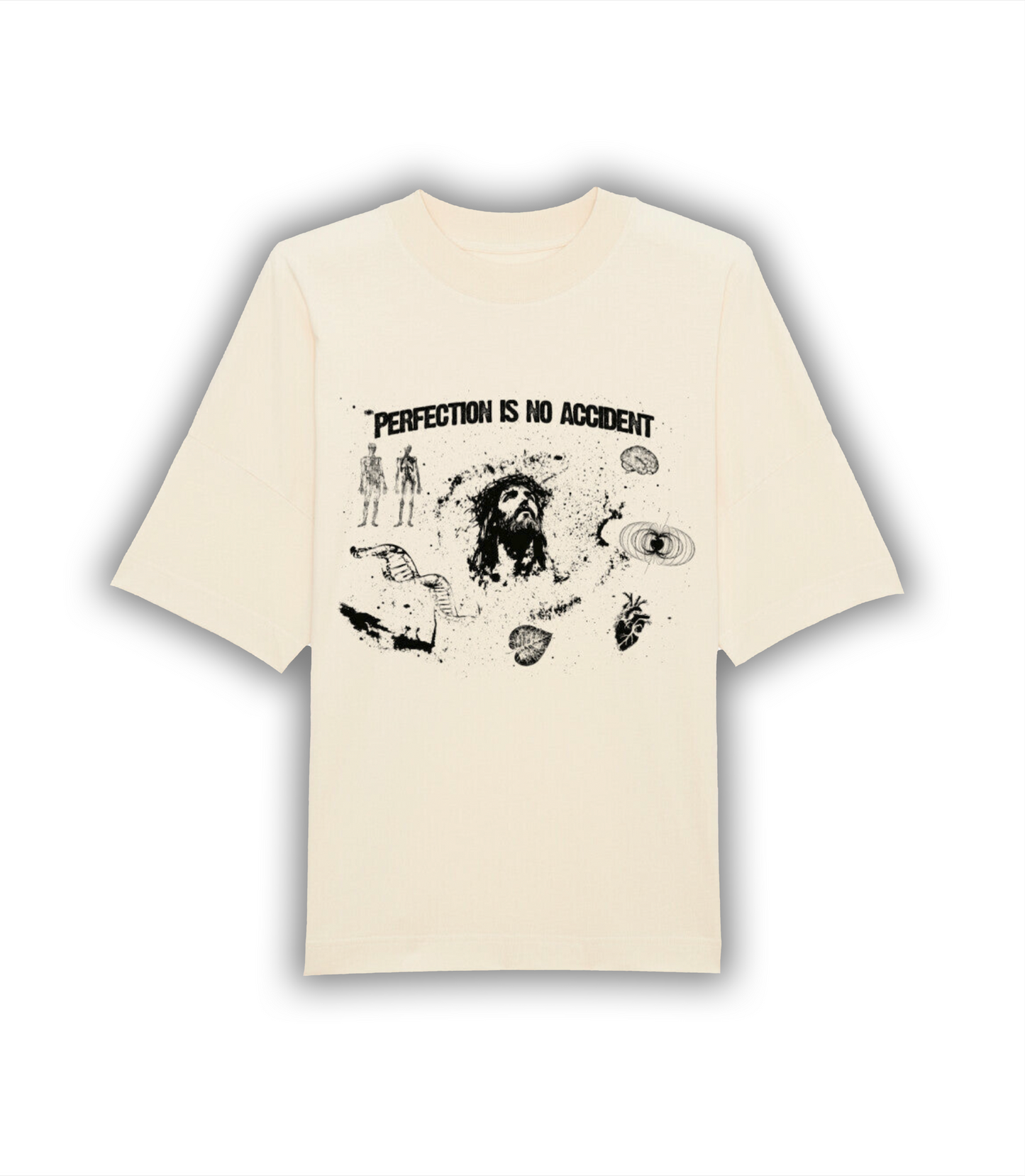 "PERFECTION IS NO ACCIDENT" Oversize Shirt
