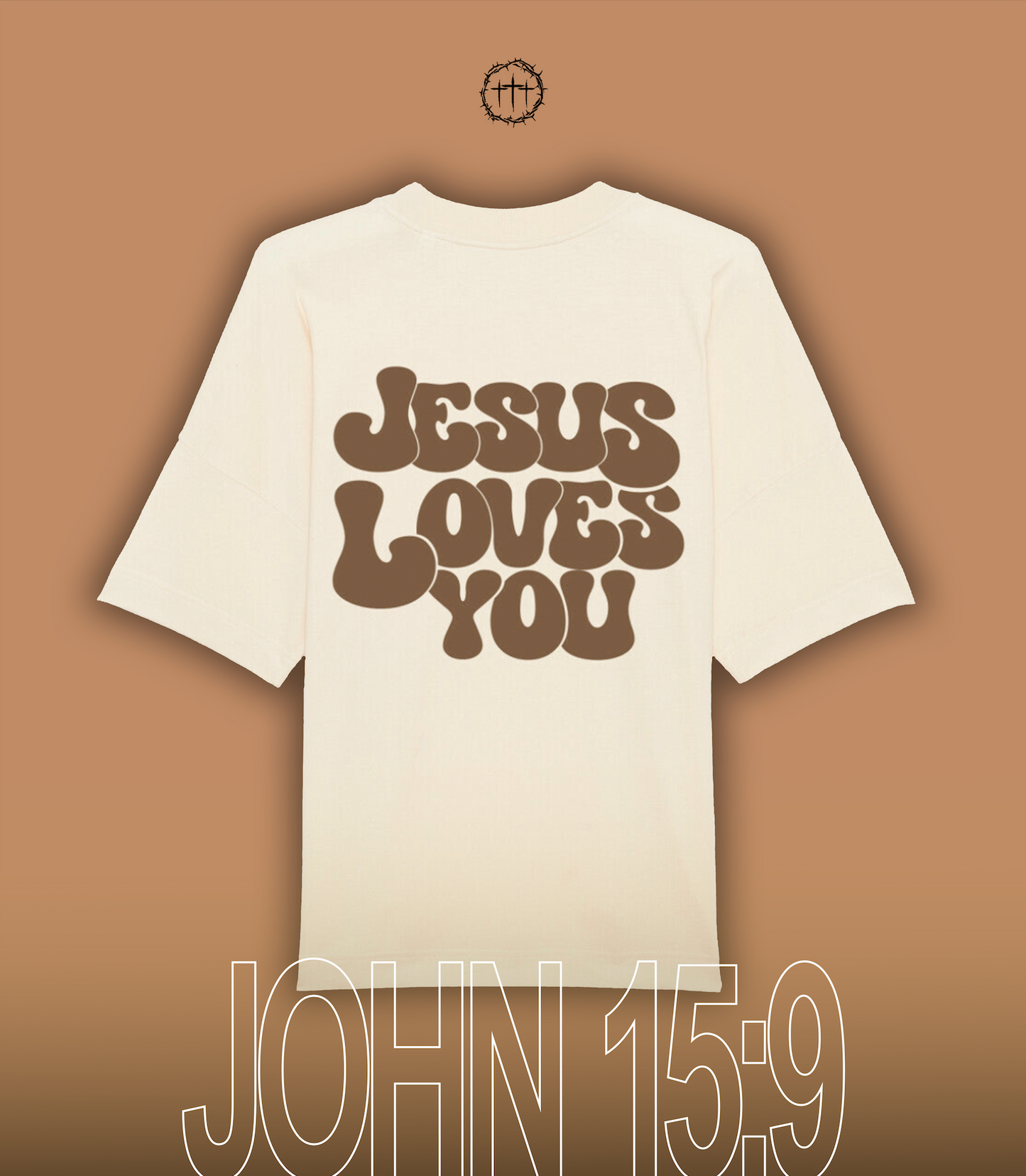 "JESUS LOVES YOU" Oversizes Shirt