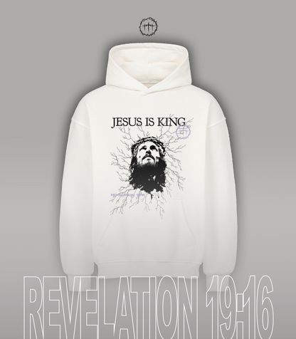 "JESUS IS KING" Oversized Hoodie