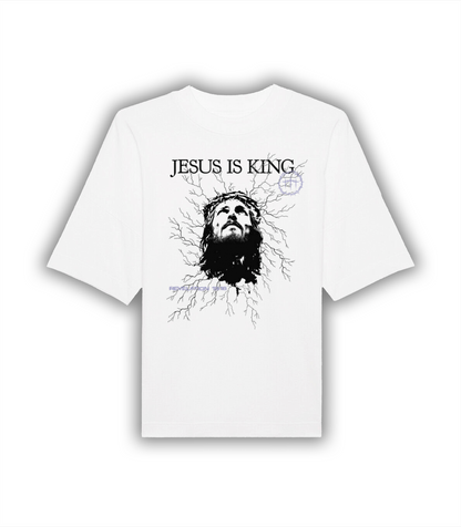 "JESUS IS KING" Oversize Shirt