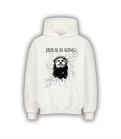 "JESUS IS KING" Oversized Hoodie