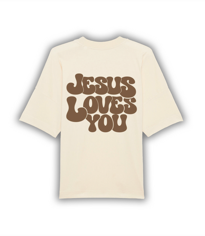 "JESUS LOVES YOU" Oversizes Shirt