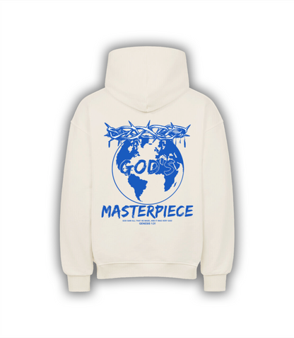 "GODS MASTERPIECE" Oversized Hoodie (blue)