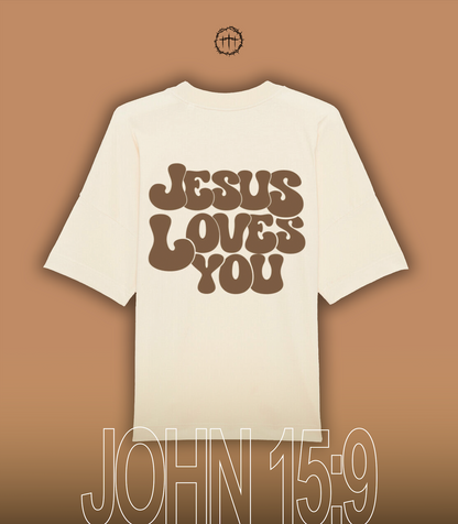 "JESUS LOVES YOU" Oversizes Shirt